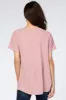 Dark Mauve Button Tie Front Top sold by Pinkblush