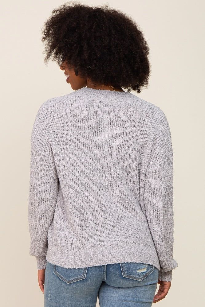 Grey Maternity Cardigan sold by Pinkblush product image thumbnail 3