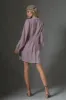 Ash Lilac Cotton Button Down Dress sold by Pinkblush