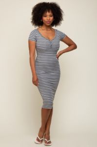 Ivory Lace Pleated Midi Dress sold by Pinkblush