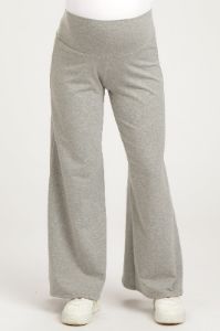 Heather Grey French Terry Wide Leg Maternity Lounge Pants sold by Pinkblush