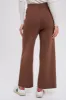 Brown Sweater Knit Drawstring Pants sold by Pinkblush