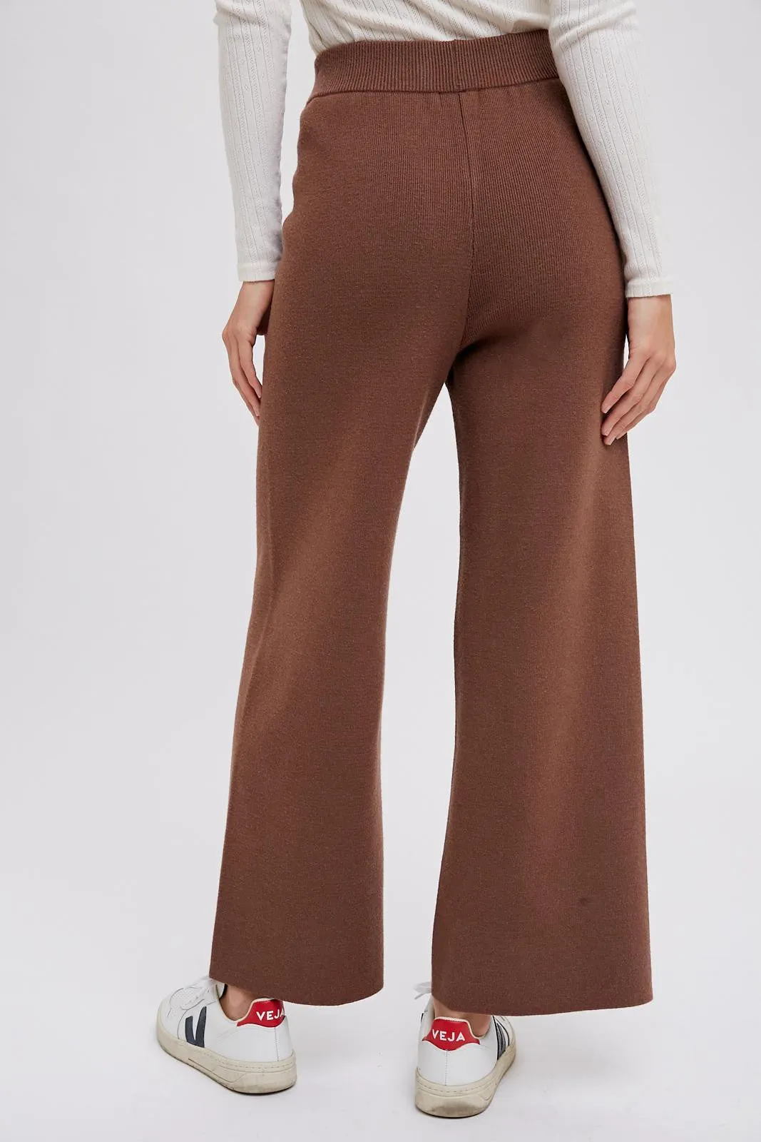 Brown Sweater Knit Drawstring Pants sold by Pinkblush product image thumbnail 4