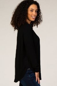 Black Soft Sweater sold by Pinkblush
