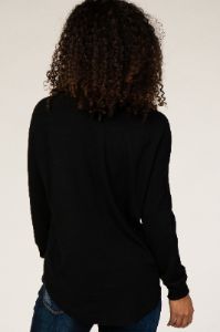 Black Soft Sweater sold by Pinkblush