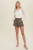 Charcoal Plaid Shorts sold by Pinkblush