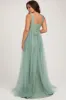 Light Olive Square Neck Tulle Maternity Maxi Dress sold by Pinkblush