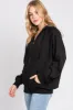 Black Front Zipper Hooded Sweater sold by Pinkblush