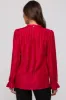 Magenta Textured Mock Neck Maternity Blouse sold by Pinkblush