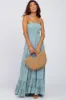 Aqua Halter Neck Cut Out Maxi Dress sold by Pinkblush