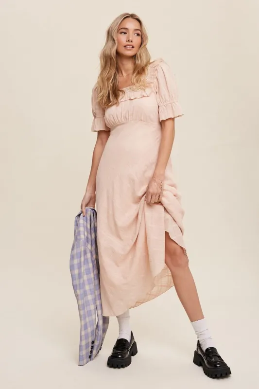 Peach Maxi Dress sold by Pinkblush