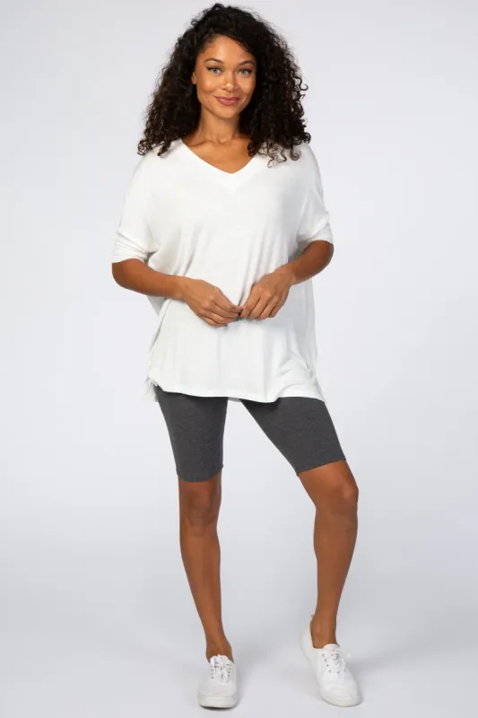 Charcoal Biker Short sold by Pinkblush