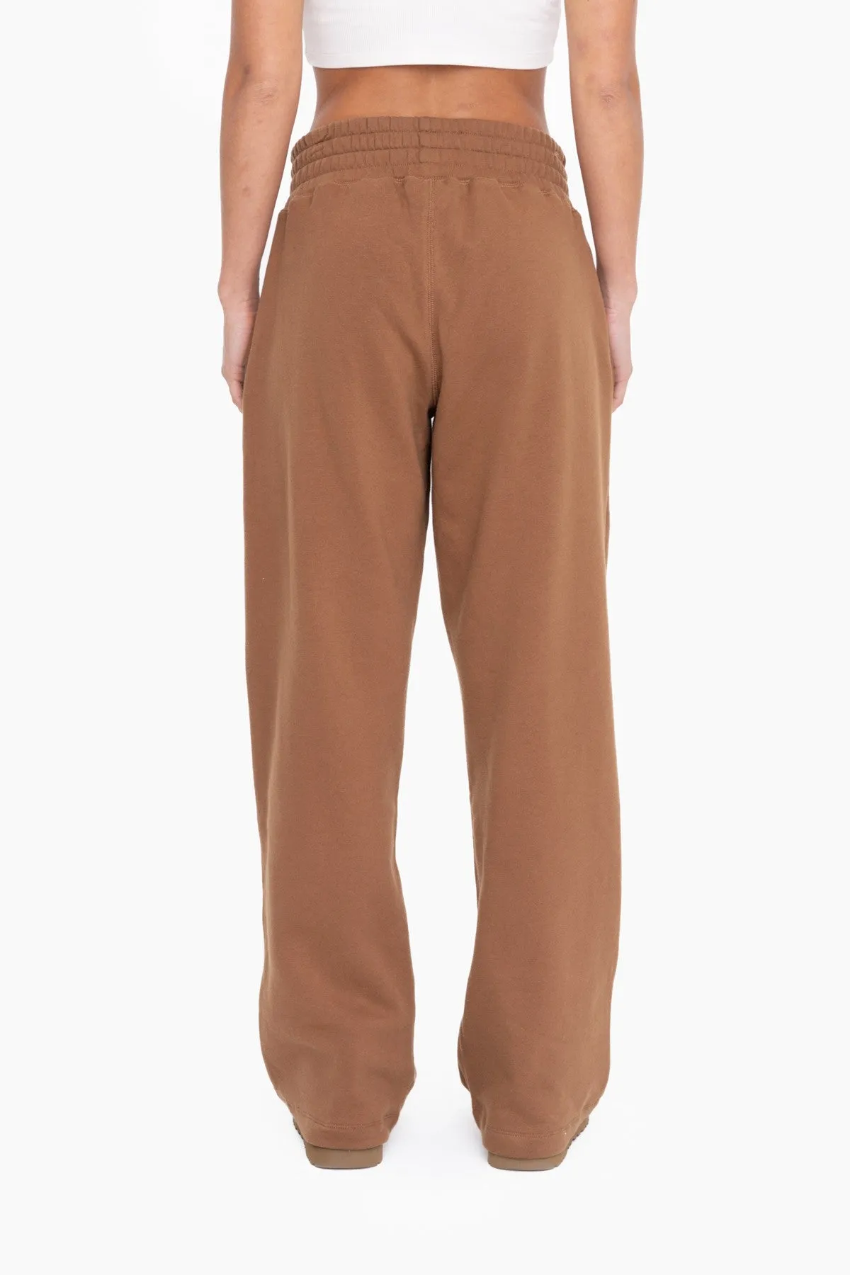 Brown Fleece Lined Lounge Pants sold by Pinkblush product image thumbnail 4