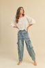White Drop Shoulder Puff Sleeve Top sold by Pinkblush