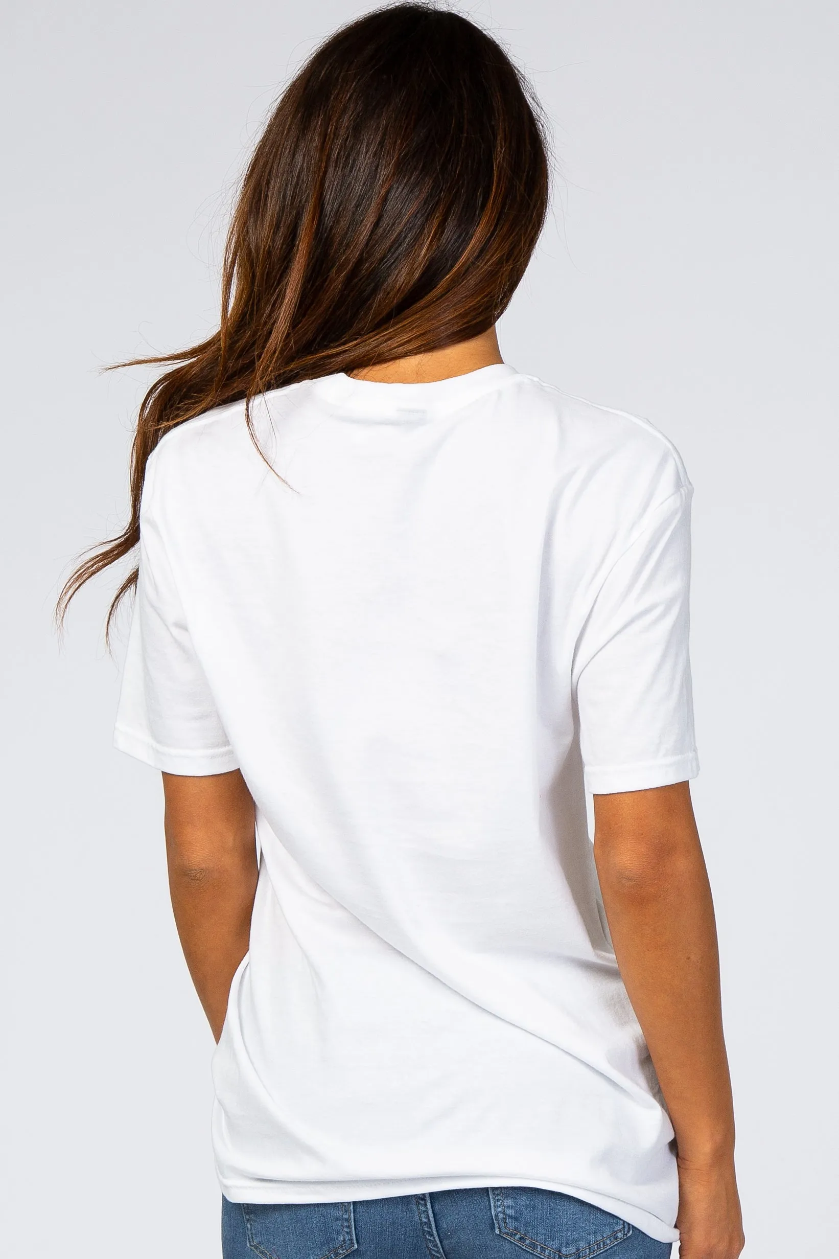 White Animal Print Mama Graphic Top sold by Pinkblush product image thumbnail 3