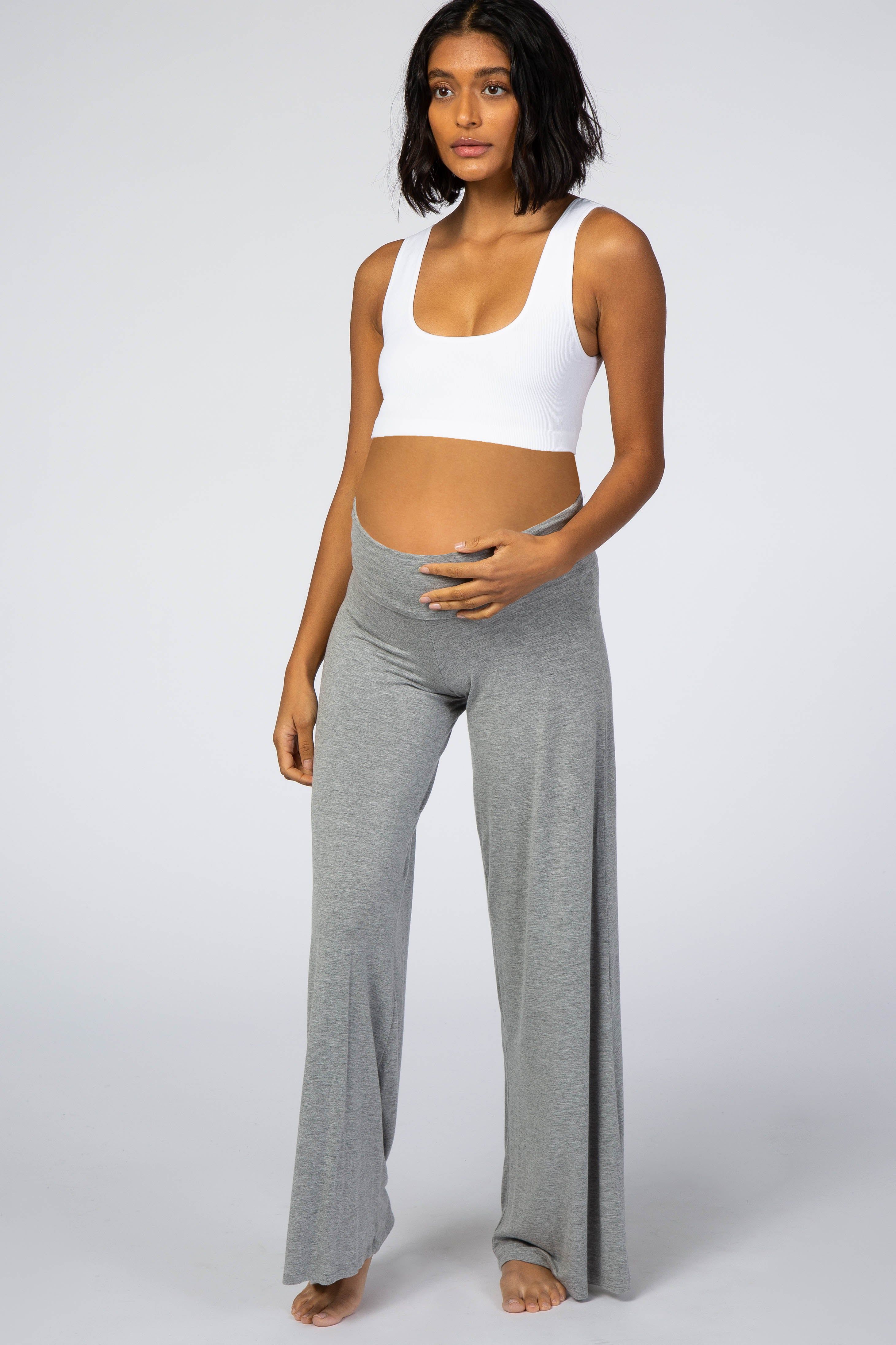 White Ribbed Squared Neck Maternity Bralette sold by Pinkblush product image thumbnail 2