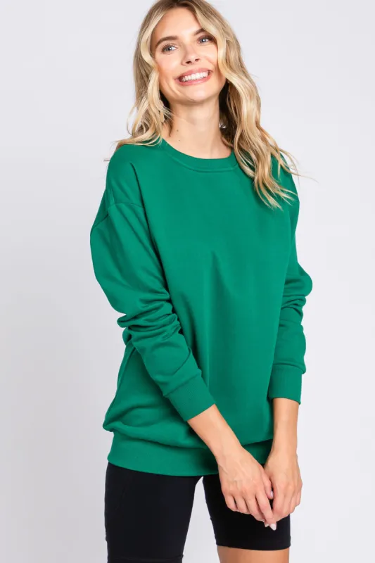 Green Pullover Sweatshirt sold by Pinkblush
