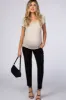 PinkBlush Black Cropped Maternity Pant sold by Pinkblush