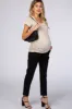 PinkBlush Black Cropped Maternity Pant sold by Pinkblush