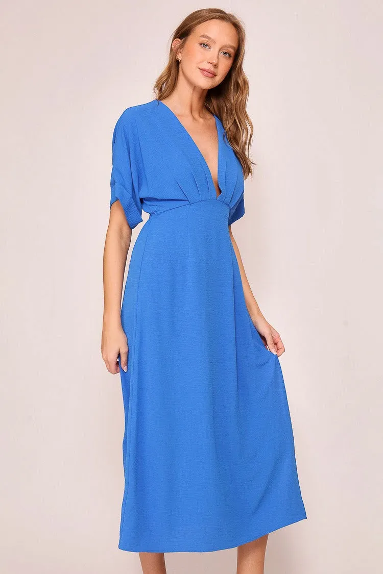 Blue Airy Midi Dress sold by Pinkblush product image thumbnail 3