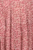 Pink Floral Floral V-Neck Ruffle Sleeve Maternity Midi Dress sold by Pinkblush