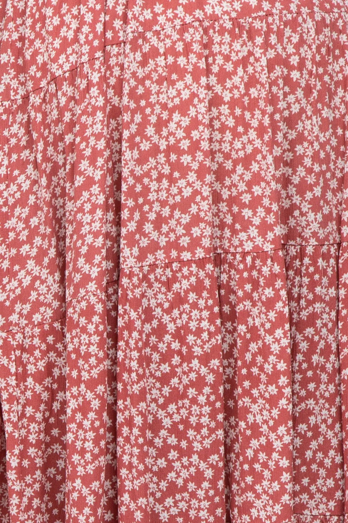 Pink Floral Floral V-Neck Ruffle Sleeve Maternity Midi Dress sold by Pinkblush product image thumbnail 4