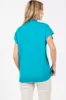 Teal Mock Neck Knit Top sold by Pinkblush