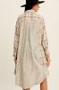 Grey Plaid Contrasting Long Shirt sold by Pinkblush