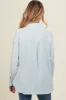 Light Blue Cotton Gauze Button Down Maternity Shirt sold by Pinkblush