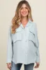 Light Blue Cotton Gauze Button Down Maternity Shirt sold by Pinkblush