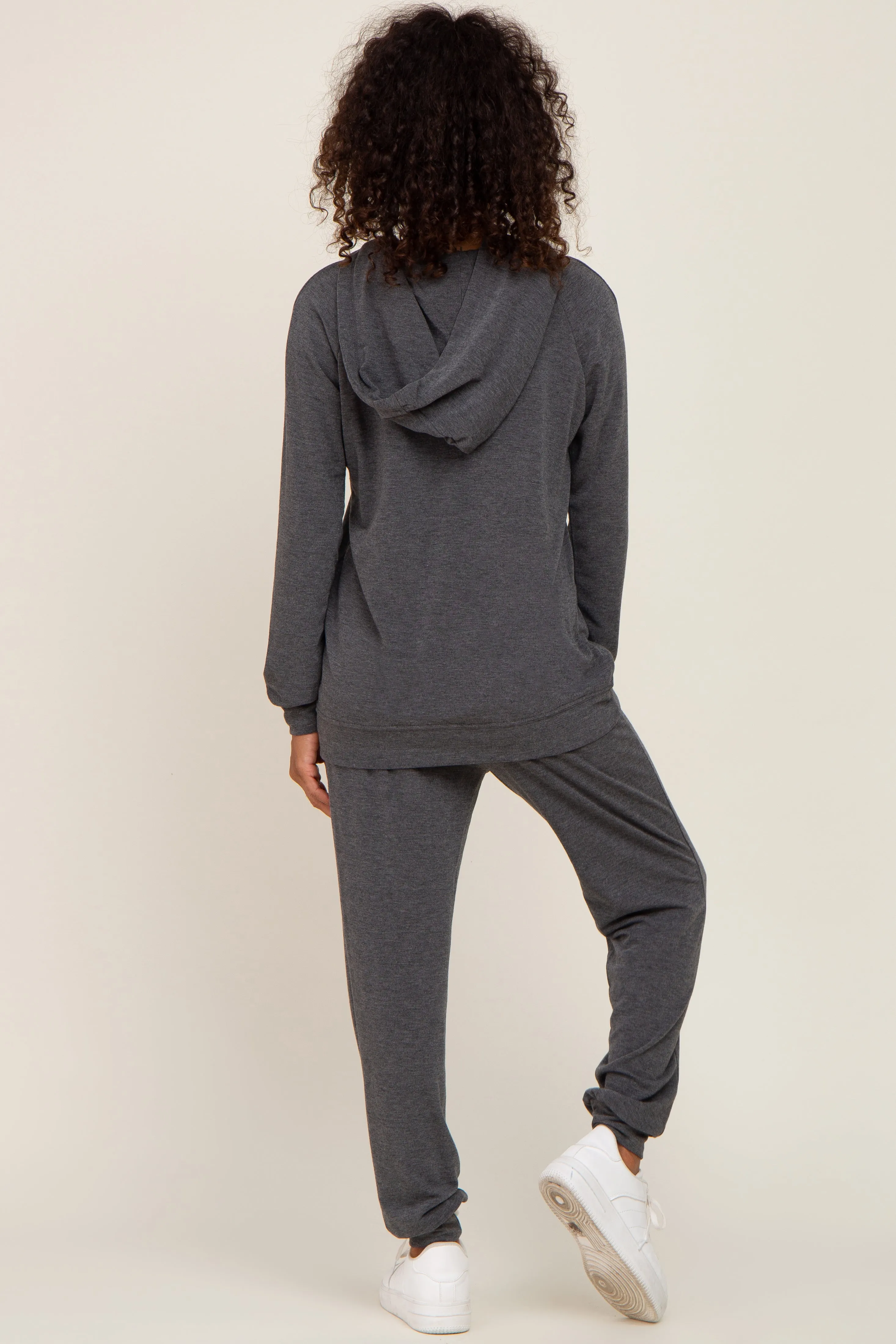 Charcoal Hoodie and Jogger Set sold by Pinkblush product image thumbnail 3