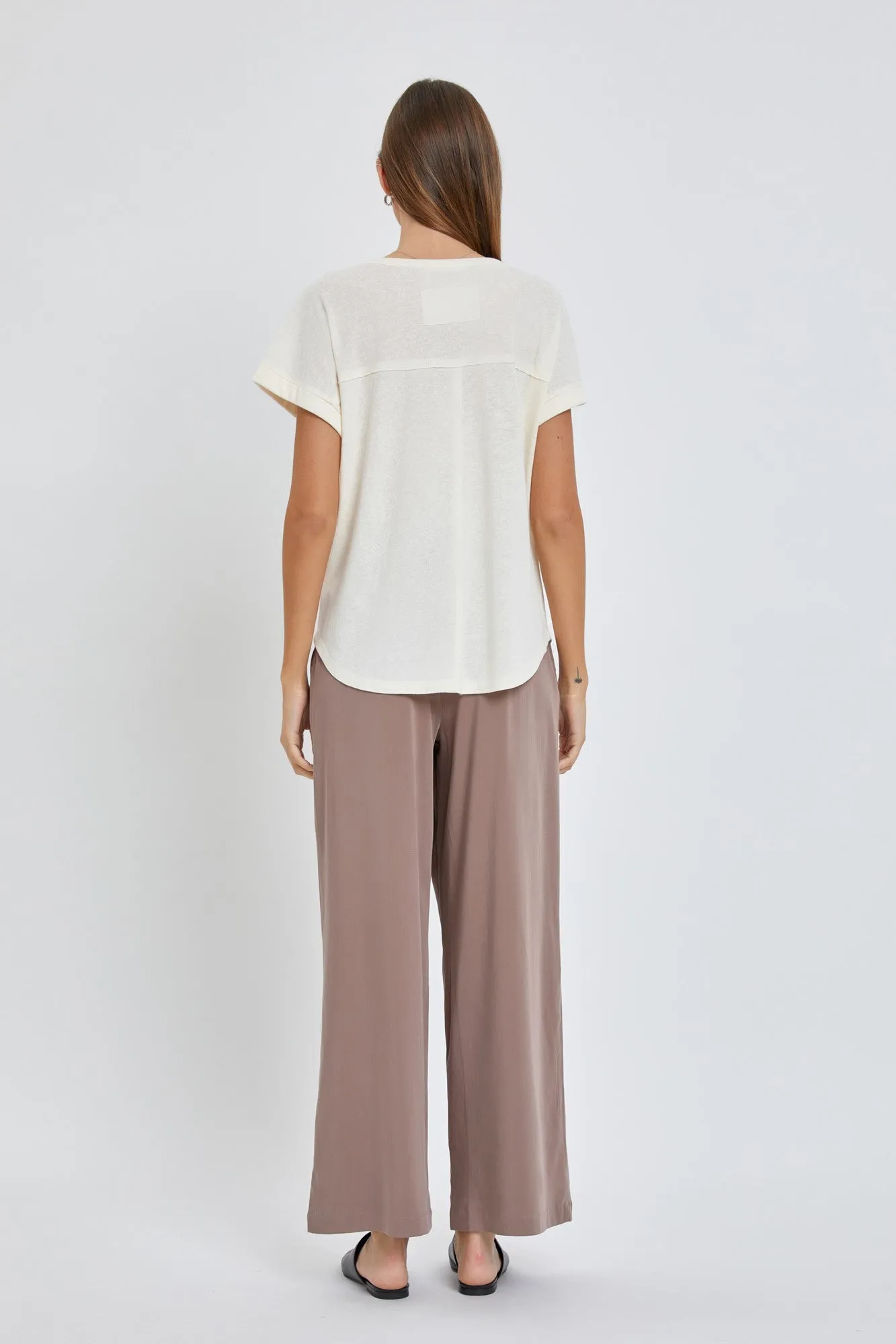 Ivory Short Dolman Sleeve Top sold by Pinkblush product image thumbnail 3