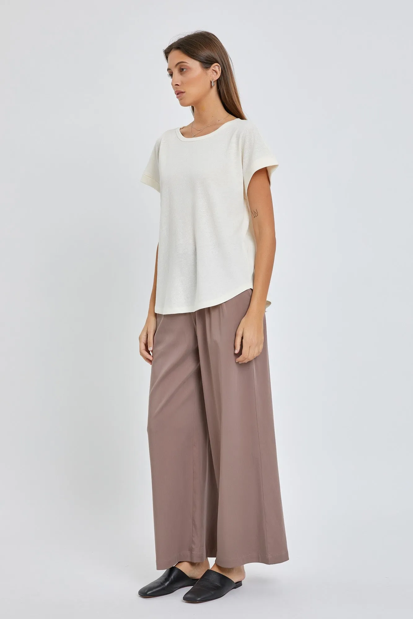 Ivory Short Dolman Sleeve Top sold by Pinkblush product image thumbnail 2