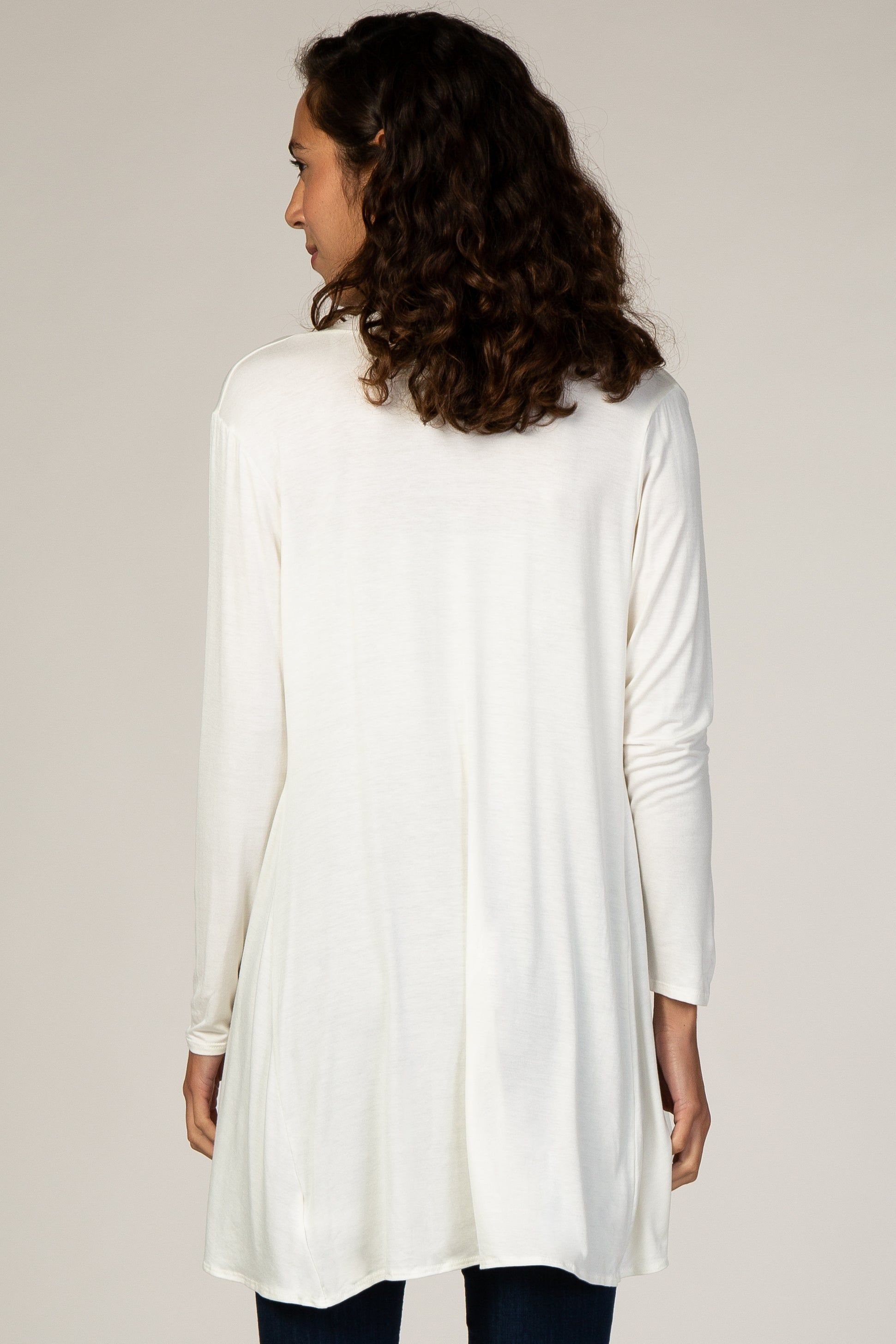 PinkBlush White Basic Cardigan sold by Pinkblush product image thumbnail 3