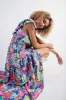Periwinkle Ruffle V-Neck Tiered Maxi Dress sold by Pinkblush