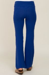 Blue Layered V-Front Maternity Leggings sold by Pinkblush