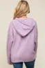 Lavender Mixed Knit Maternity Hooded Sweater sold by Pinkblush
