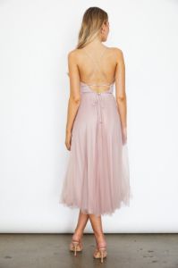 Blush Tulle Midi Dress sold by Pinkblush