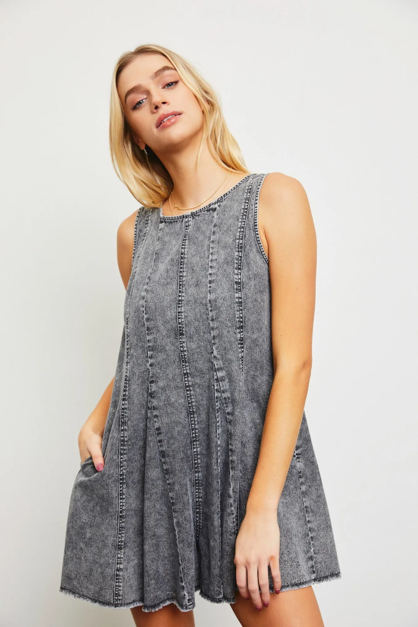 Charcoal Flare Romper sold by Pinkblush product image thumbnail 2