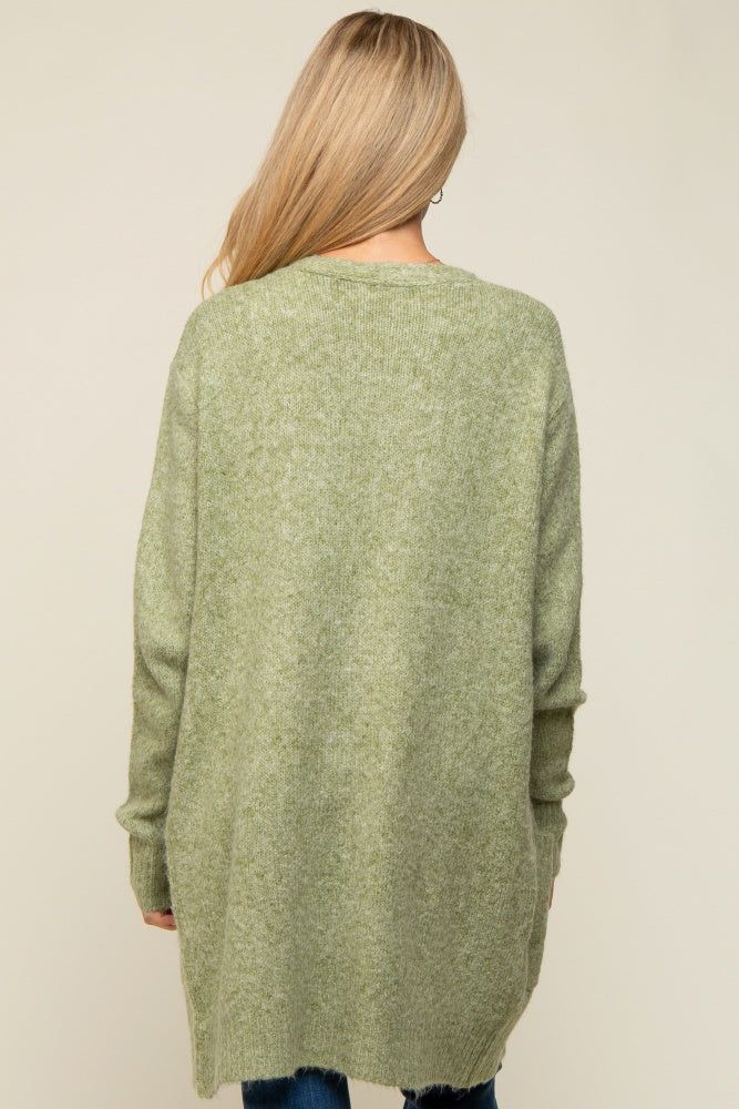 Sage Basic Knit Maternity Cardigan sold by Pinkblush product image thumbnail 4
