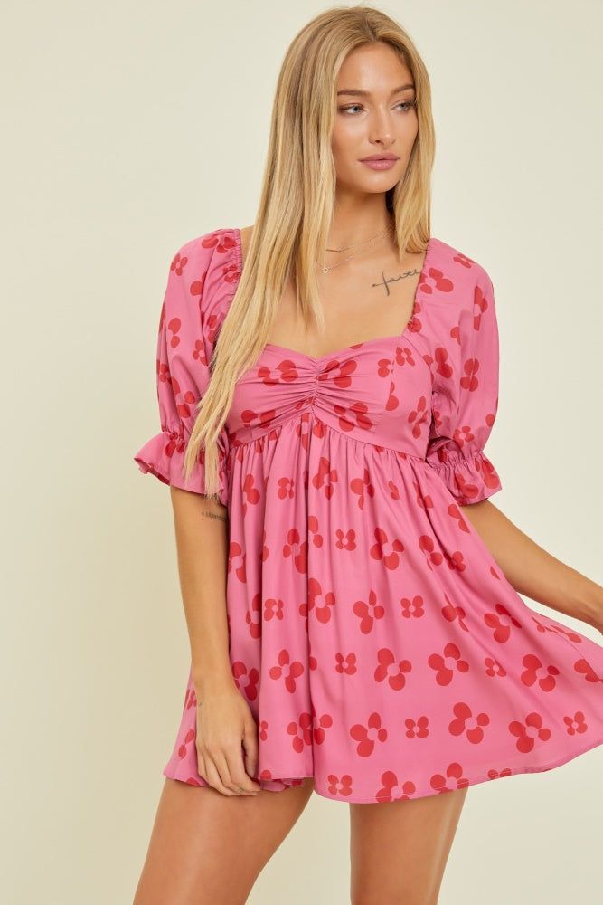 Pink Baby Doll Romper sold by Pinkblush product image thumbnail 4