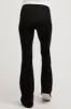 Black Fold-Over Waistband Flared Maternity Leggings sold by Pinkblush