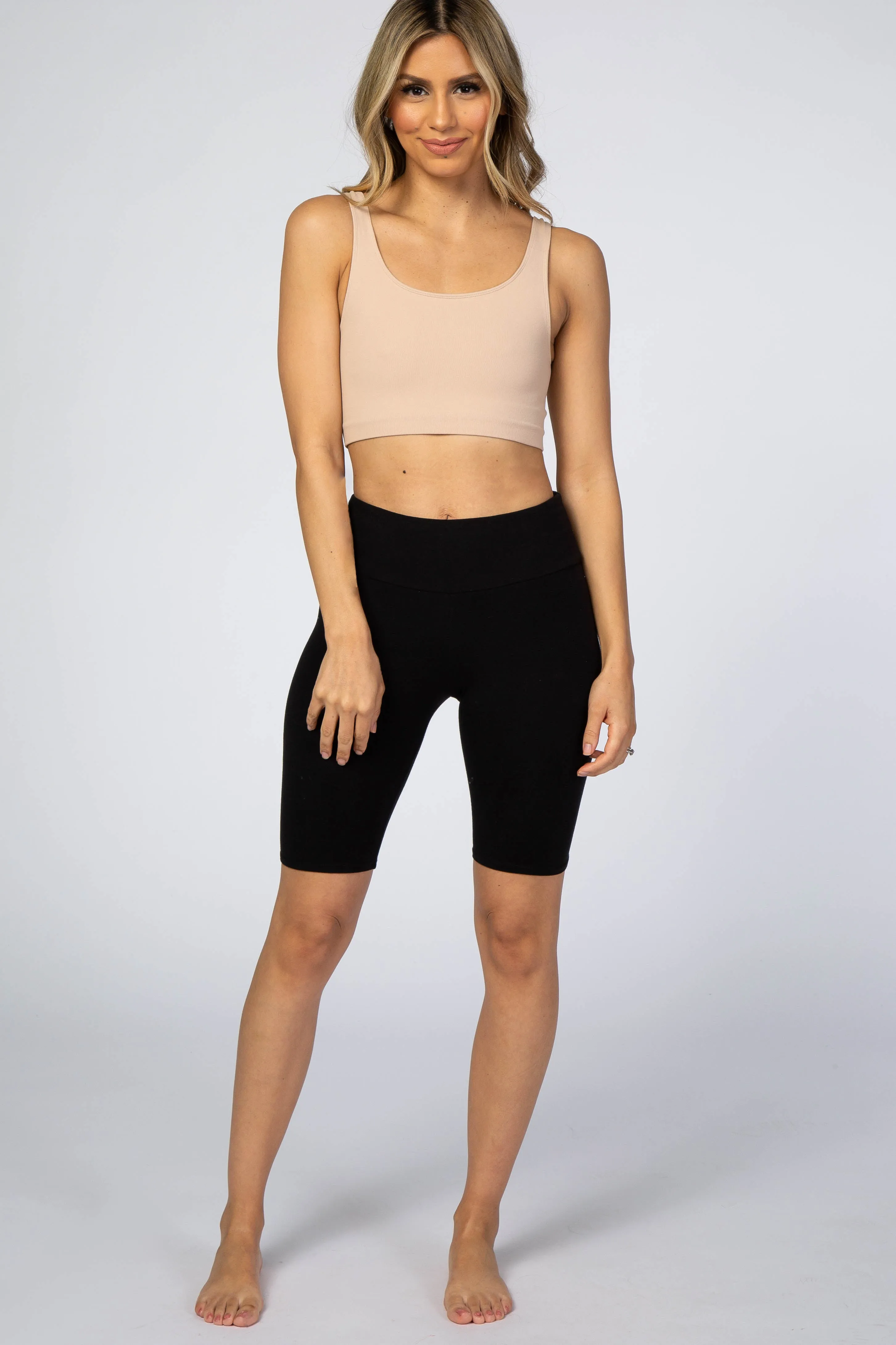 Beige Seamless Thick Strap Bralette sold by Pinkblush product image thumbnail 4