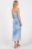 Light Blue Tie Dye Maxi Dress sold by Pinkblush
