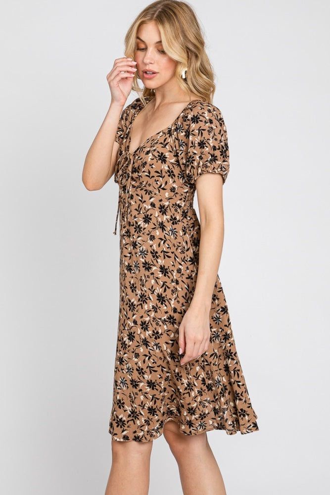 Fuchsia Gingham Textured Tiered Maternity Dress sold by Pinkblush product image thumbnail 2