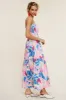 Pink Floral Maternity Midi Dress sold by Pinkblush