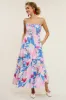Pink Floral Maternity Midi Dress sold by Pinkblush