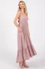 Mauve Pinafore Cutout Midi Dress sold by Pinkblush