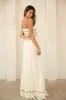 Cream Color Contrast Peasant Sleeveless Maxi Dress sold by Pinkblush