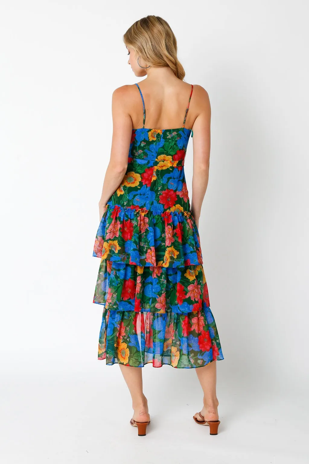Blue Multi Floral Dress sold by Pinkblush product image thumbnail 3